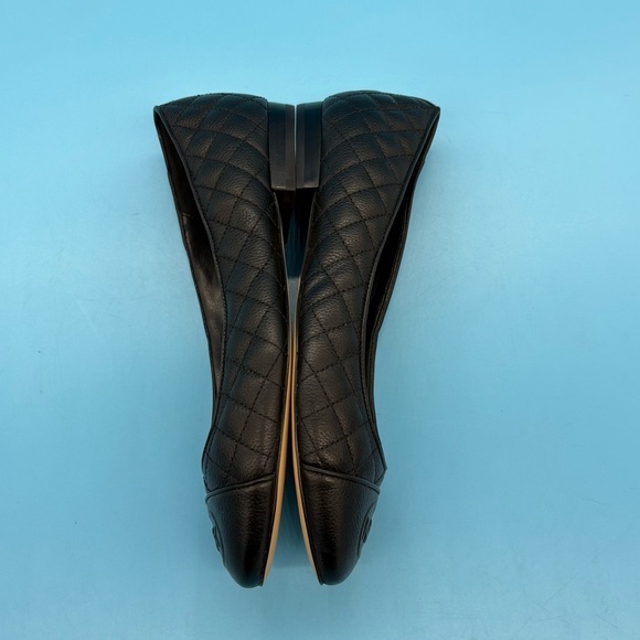 Michael Kors Black Quilted Leather Loafers Size 8M - Picture 5 of 8